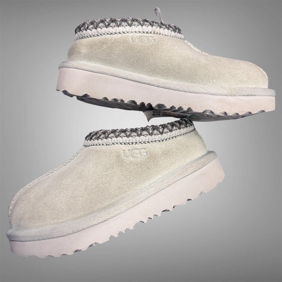 UGG Toddler Gray Tasman Suede Slippers size 7 - Picture 3 of 7